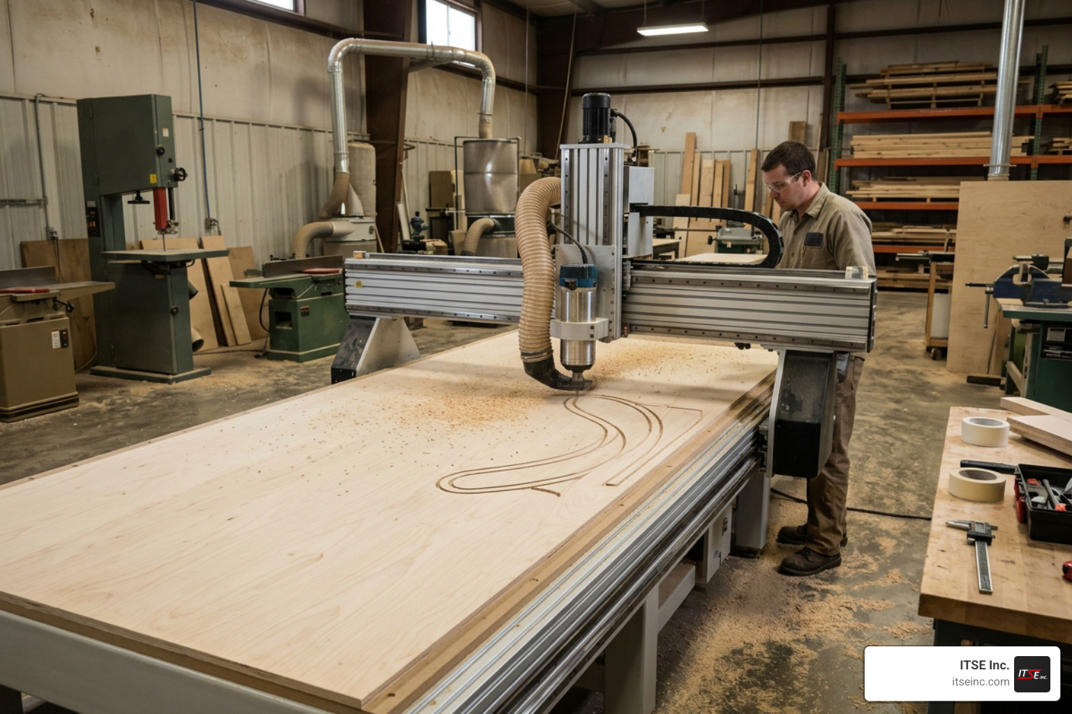 cnc wood router table